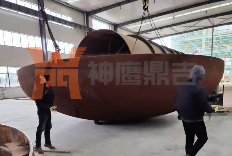 超大型熱壓罐安裝現場